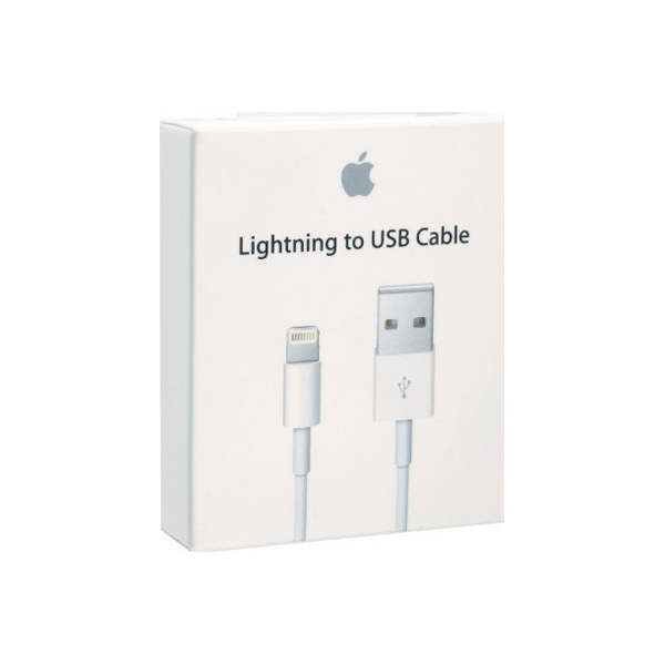 ORIGINAL APPLE DATA CABLE LIGHTNING white 1m blister - Image 2
