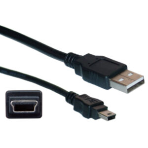 iS MINI USB (motorola V3) DATA CABLE 1m black