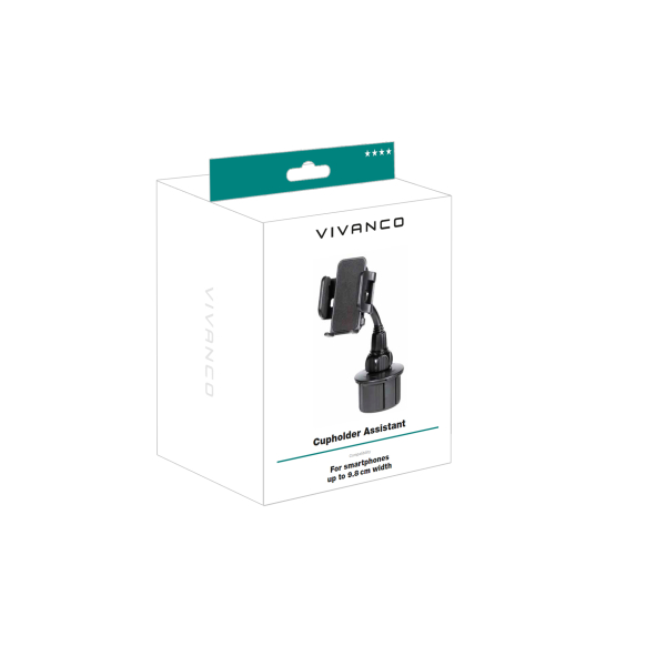 VIVANCO CAR HOLDER ASSISTANT CUPHOLDER SYSTEM black - Image 2
