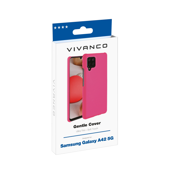 VIVANCO GENTLE COVER SAMSUNG A42 pink backcover - Image 2