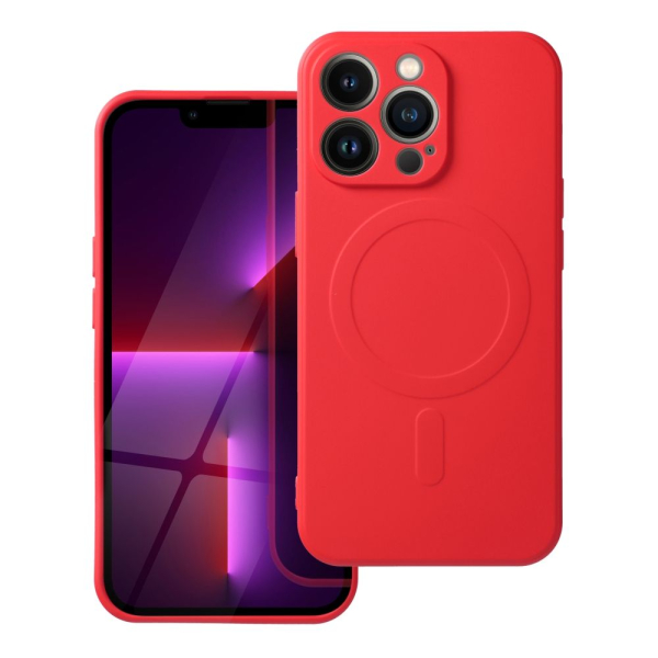 iS TPU SILICONE MAG IPHONE 16 PRO MAX red backcover - Image 2