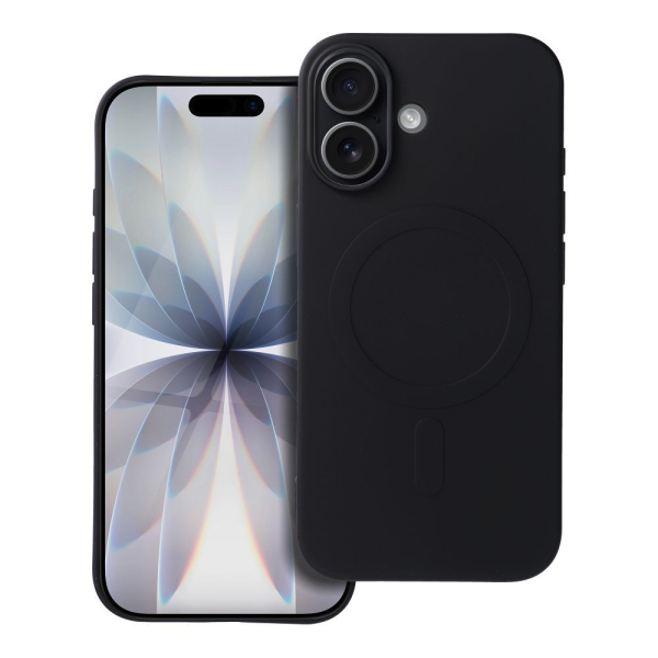 iS TPU SILICONE MAG IPHONE 17 (BIG HOLE) black backcover - Image 2