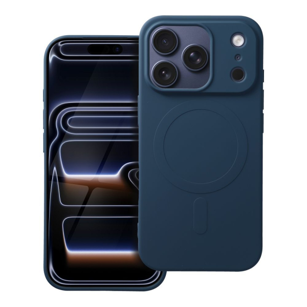 iS TPU SILICONE MAG IPHONE 17 PRO (BIG HOLE) blue backcover - Image 2