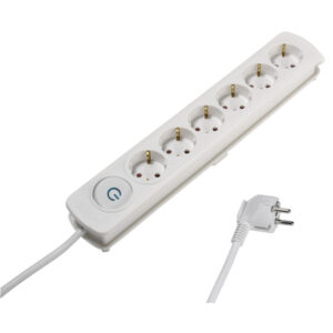 VIVANCO 6WAY ΠΟΛΥΠΡΙΖΟ 2.5m white