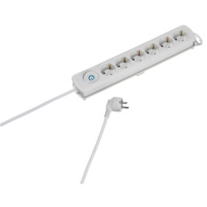 VIVANCO 6WAY ΠΟΛΥΠΡΙΖΟ 1.4m white