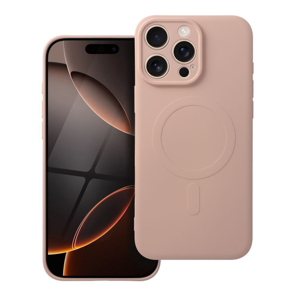 iS TPU SILICONE MAG IPHONE 16 PRO MAX pink backcover - Image 2