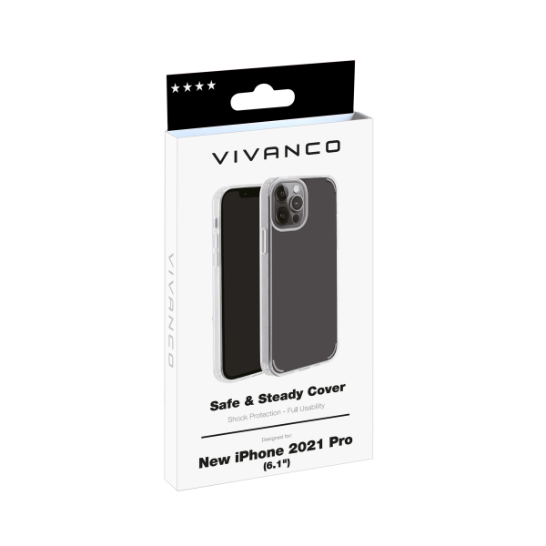 VIVANCO SAFE & STEADY CASE IPHONE 13 PRO transparent backcover - Image 2