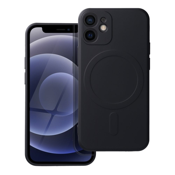 iS TPU SILICONE MAG IPHONE 12 MINI black backcover - Image 2