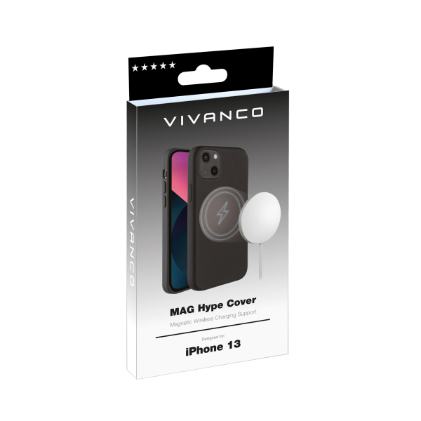 VIVANCO MAG HYPE COVER IPHONE 13 black backcover - Image 2