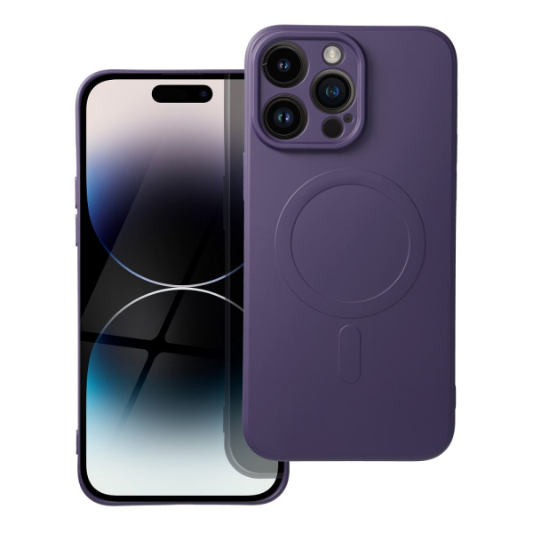 iS TPU SILICONE MAG IPHONE 14 PRO MAX purple backcover - Image 2