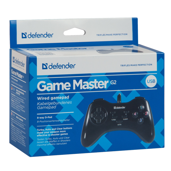 DEFENDER GAME MASTER 2 GAMEPAD WIRED CONTROLLER PC 13 BUTTONS - Image 2