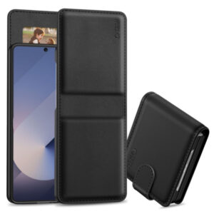 TECH-PROTECT WALLET BOOK CASE SAMSUNG Z FLIP 6 / 7 FE black