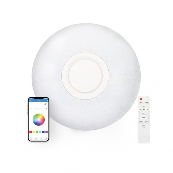 Ksix RAINBOW CEILING LIGHT SPEAKER RGB 30W 40CM - Image 2