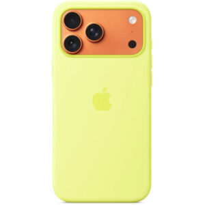 ORIGINAL APPLE SILICONE CASE MAGSAFE IPHONE 17 PRO MAX neon yellow