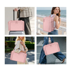 TECH-PROTECT DEFENDER S50 RYANAIR & WIZZAIR TRAVEL LAPTOP CABIN BACKPACK 20L (40x20x25) dusty pink