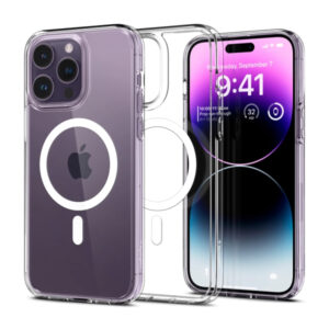 SPIGEN ULTRA HYBRID COMBATIBLE WITH MAGSAFE IPHONE 14 PRO MAX White backcover
