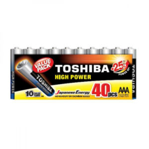 ΑΛΚΑΛΙΚΕΣ ΜΠΑΤΑΡΙΕΣ AAA TOSHIBA LR03GCP MP-40 1.5V 40τεμ.