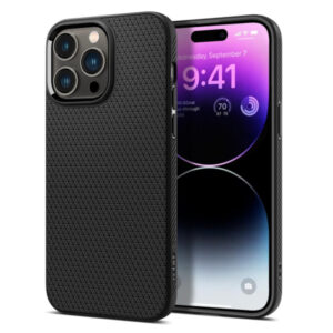 SPIGEN LIQUID AIR IPHONE 15 PRO black backcover