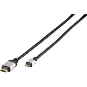 VIVANCO MINI HIGH SPEED HDMI CABLE HDMI to HDMI ETHERNET 1.2m