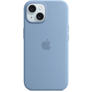 ORIGINAL APPLE SILICONE CASE MAGSAFE IPHONE 15 winter blue