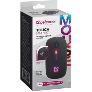 DEFENDER MM-997 TOUCH WIRELESS OPTICAL MOUSE 1600dpi black