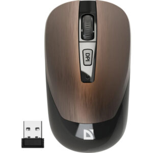 DEFENDER MM-995 WAVE WIRELESS OPTICAL MOUSE 1600dpi bronze