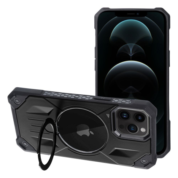 iS MAG ARMOR IPHONE 12 PRO MAX black backcover - Image 2