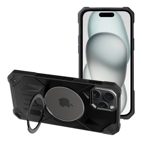 iS MAG ARMOR IPHONE 15 PLUS black backcover - Image 2