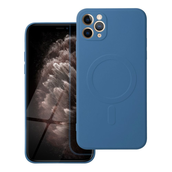 iS TPU SILICONE MAG IPHONE 12 PRO MAX blue backcover - Image 2