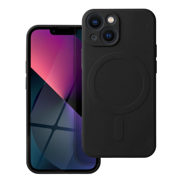 iS TPU SILICONE MAG IPHONE 13 MINI black backcover - Image 2