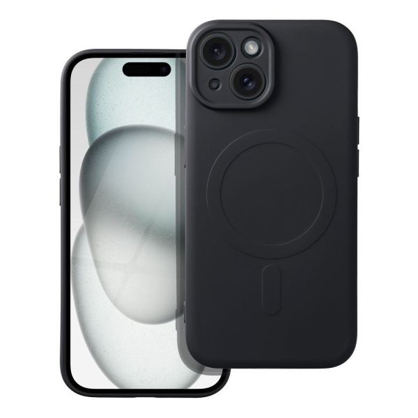 iS TPU SILICONE MAG IPHONE 15 black backcover - Image 2