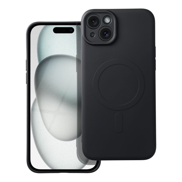 iS TPU SILICONE MAG IPHONE 15 PLUS black backcover - Image 2