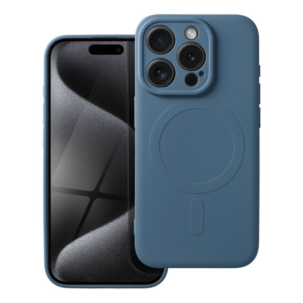 iS TPU SILICONE MAG IPHONE 15 PRO blue backcover - Image 2
