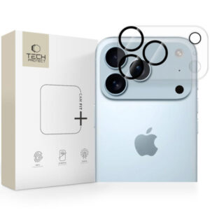 TECH-PROTECT CAM FIT+ GLASS CAMERA IPHONE 17 PRO clear