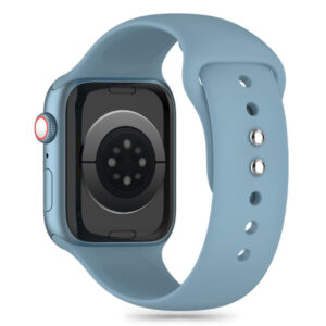 TECH-PROTECT REPLACMENT BAND SILICONE FOR APPLE WATCH 4/5/6/7/8/9/SE/ULTRA1/2 (42/44/45/49 MM) winte