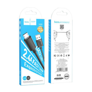 HOCO USB TO MICRO USB DATA CABLE 1m X88 black