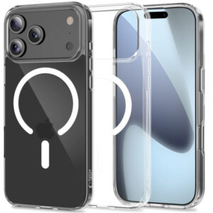 TECH-PROTECT FLEXAIR HYBRID MAGSAFE CASE IPHONE 17 PRO MAX clear backcover