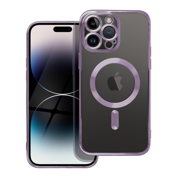 iS TPU MAG ELECTRO IPHONE 16 PRO MAX trans purple backcover - Image 2