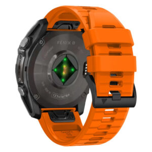 TECH-PROTECT REPLACMENT BAND SILICONE FOR GARMIN FENIX 5 / 6 / 6 PRO / 7 / 8 / E (47mm) orange