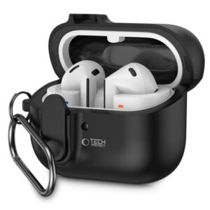 TECH-PROTECT SLIM HOOK CASE FOR CASE SAMSUNG BUDS 3 / 3 PRO black