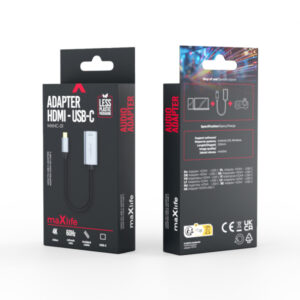 MAXLIFE ADAPTER TYPE C TO HDMI 4K 60 HZ