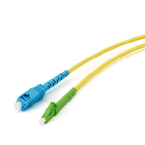 VIVANCO FIBRE OPTIC NETWORK CABLE LC/APC to SC/UPC 10Gbit/s 5m yellow