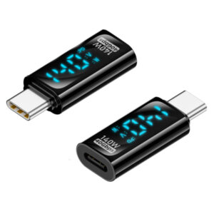 LCD TESTER TYPE C MALE TO C FEMALE FOR VOLT & AMPER