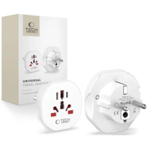 TECH PROTECT UNIVERSAL TRAVEL ADAPTER EU to UK/AU/FI/CN/USA