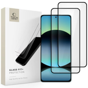 TECH-PROTECT FULL GLASS FIT 2-PACK XIAOMI REDMI NOTE 14 4G / 5G / POCO M7 PRO 5G black