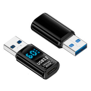 LCD TESTER USB MALE TO C FEMALE FOR VOLT & AMPER