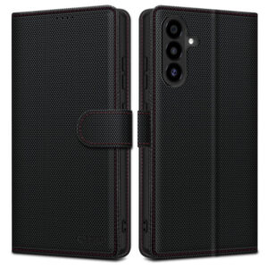 TECH-PROTECT WALLET BOOK CASE SAMSUNG A56 5G black red