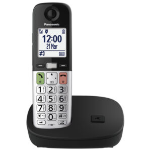 ΑΣΥΡΜΑΤΟ ΤΗΛΕΦΩΝΟ PANASONIC 410EXB BIG BUTTON black