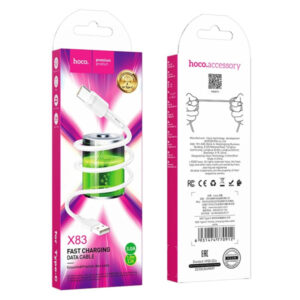 HOCO USB TO TYPE C DATA CABLE 1m X83 3A white