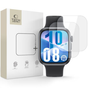 TECH-PROTECT HYDROFLEX GLASS HUAWEI WATCH FIT 3 / 4 2 PACK Clear